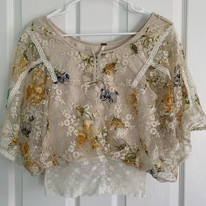 Lace Free People Top